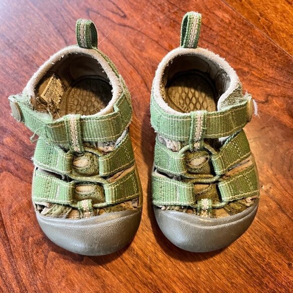 Green Keen Newport Sandals- Size Toddler 4C - Picture 2 of 7